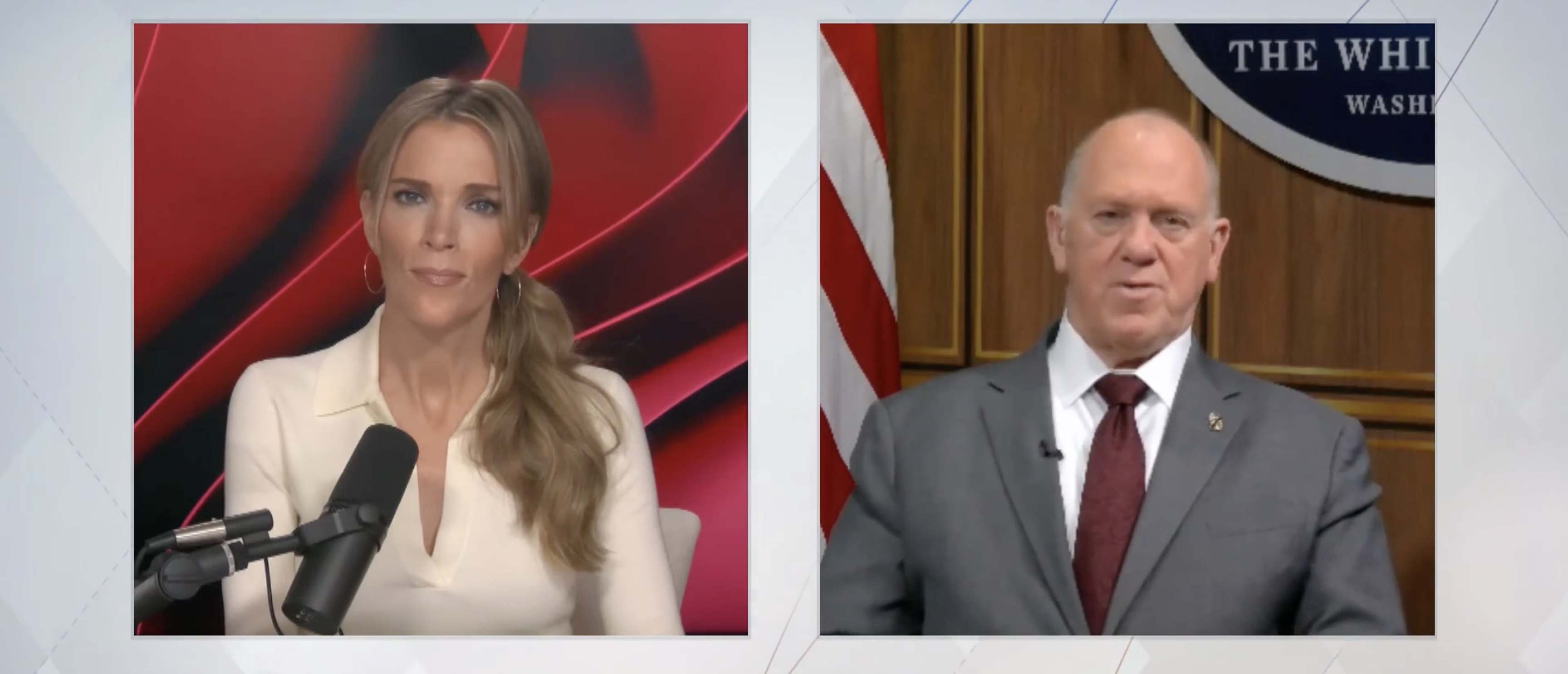 ‘Save Lives’: Tom Homan Tells Megyn Kelly Dems Should Cry For Victims, Not Deportations Amid Border Crisis